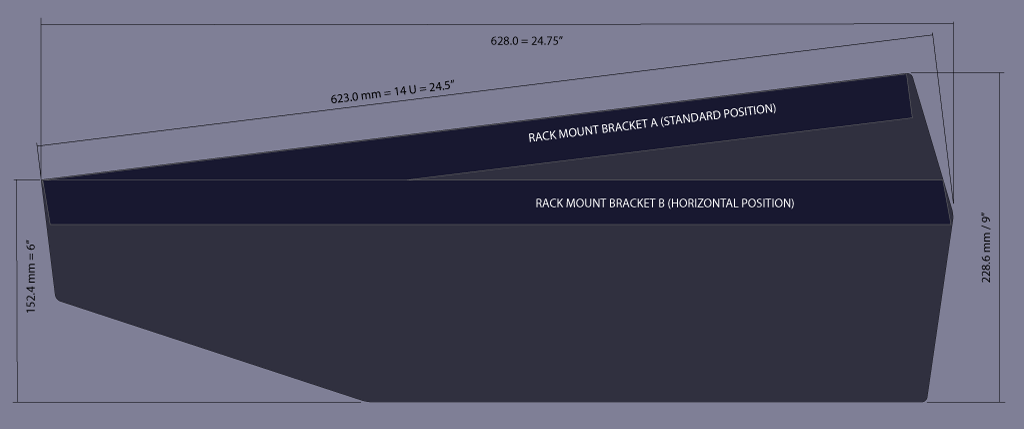 ToolMod Mischpult-Rahmen Seitenansicht