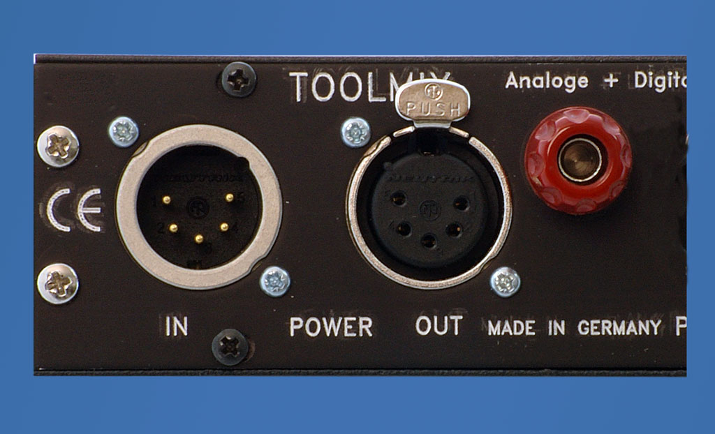 ToolMix32 Stromversorgung und Erdung