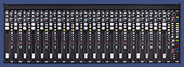 20-Kanal Faderbox mit 16 Mono- und 3 Stereo-Kanälen und Abhörmodul, Frontansicht