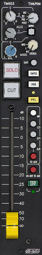 Quick-Ref Stem-Mixing Stereo Eingangsmodul TM603