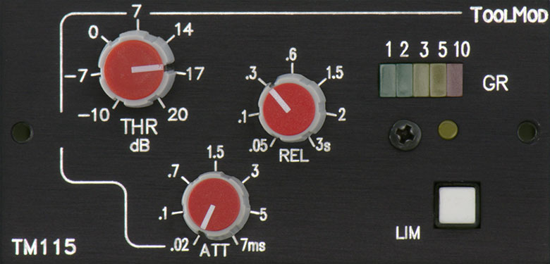 Peak Limiter TM115,Mono, horizontale Version