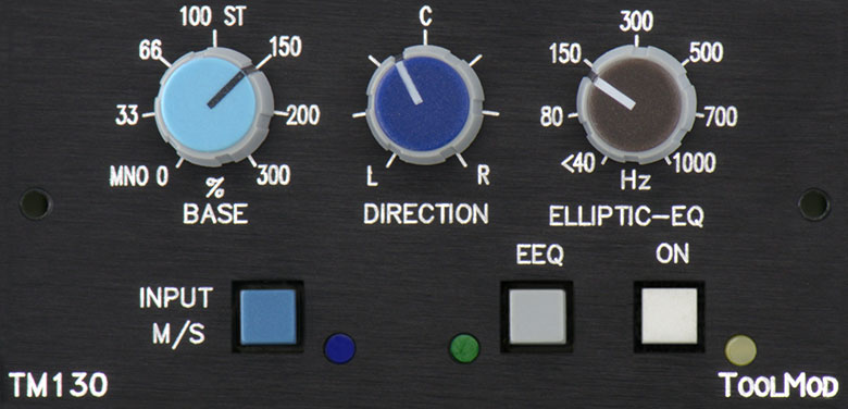 MS Matrix und Stereo Richtungsmischer mit elliptischem Equalizer, horizontale Recording Version