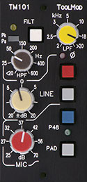 Blick in den Stereo Mastering EQ W796