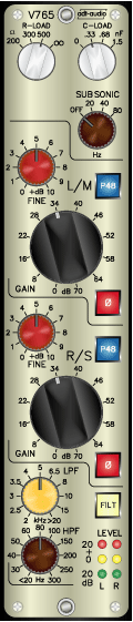 Stereo Mikrofonverstärker mit Filter