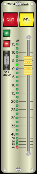 6-Kanal VCA Pegelsteller für 5.1 Surround