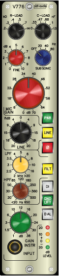 Mikrofonverstärker mit Line-Eingang und Di-Amp