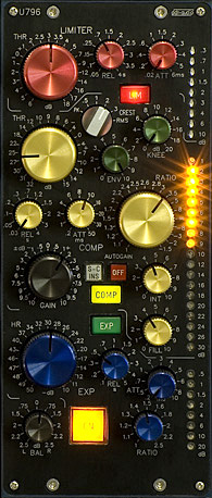 Mastering Dynamik Prozessor U796 mit Compressor, Limiter und Expander